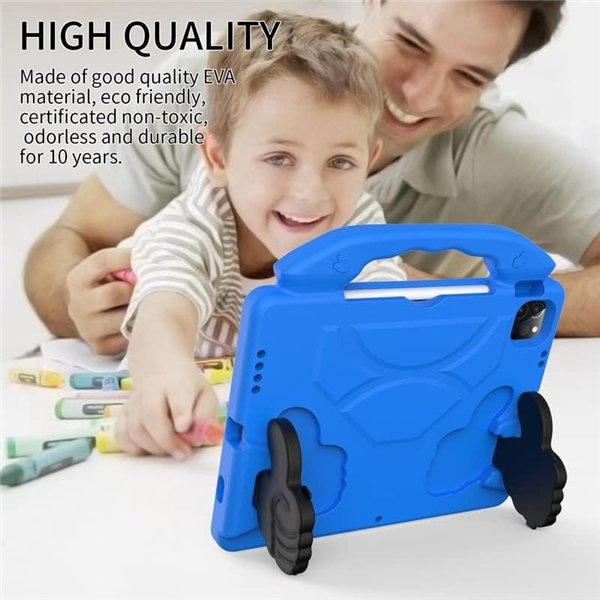 Dėklas Shockproof Kids Lenovo Tab M10 Plus 3rd Gen TB125FU/TB128FU/TB128XU 10.6 mėlynas