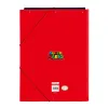 Rengaskansio Super Mario Mamma mia Punainen Laivastonsininen A4 26 x 33.5 x 2.5 cm