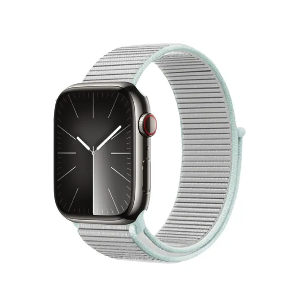 Crong Nylon - Sport Band for Apple Watch 38/40/41/42 mm (Pastel Gray)