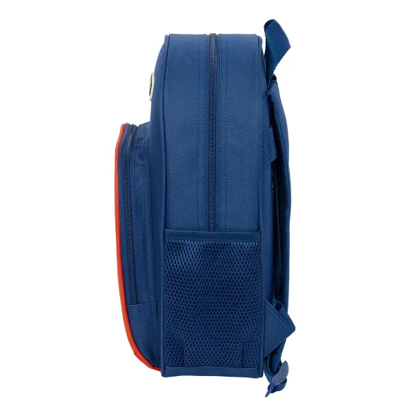 School Bag Super Mario Mamma mia Red Navy Blue 28 x 34 x 10 cm