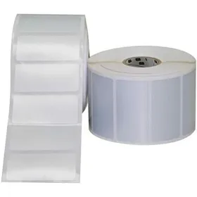 Printer Labels Zebra 3006628 Silver Metallic (12 Units)