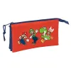 Ceļasoma Super Mario Mamma mia Sarkans Tumši Zils 22 x 12 x 3 cm
