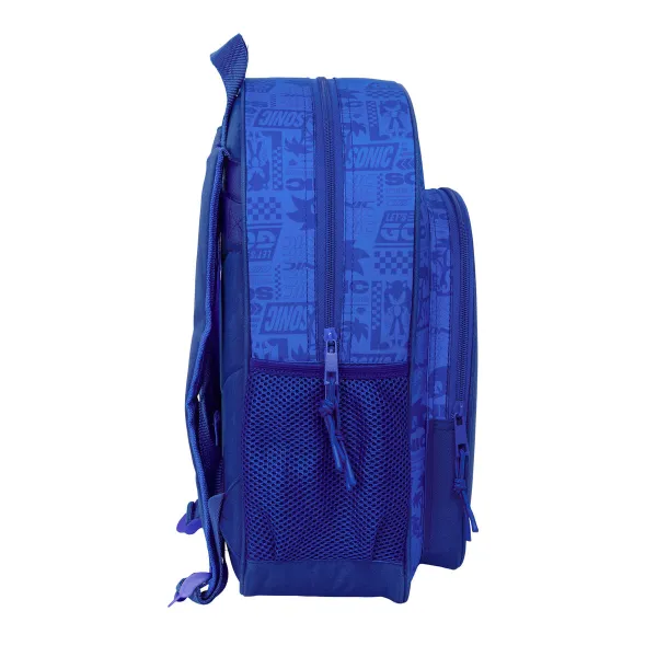 Kooliseljakott Sonic Sinine 32 x 38 x 12 cm