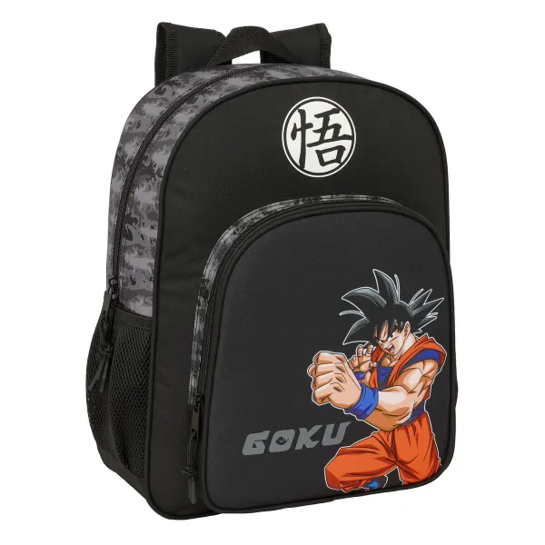 Kooliseljakott Dragon Ball Must 32 x 38 x 12 cm