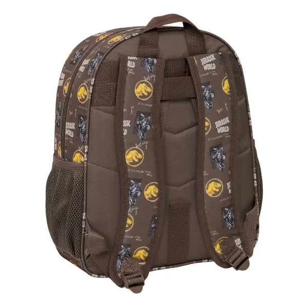 Skolas soma Jurassic World Brūns 32 x 38 x 12 cm
