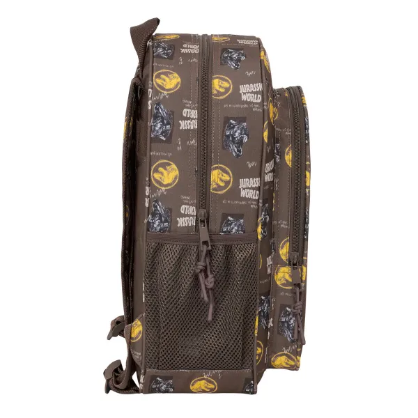 Skolas soma Jurassic World Brūns 32 x 38 x 12 cm
