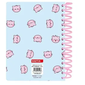 Muistikirja Safta The pink cat Monivärinen