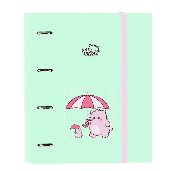 Rengaskansio Pembe The pink cat Monivärinen 27 x 32 x 3.5 cm