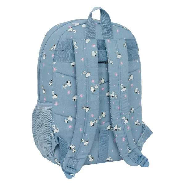 Koululaukku Snoopy Denim 30 x 46 x 14 cm