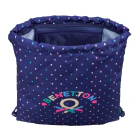Kuprinė su virvutėmis Benetton Drop Spalvotas 35 x 40 x 1 cm