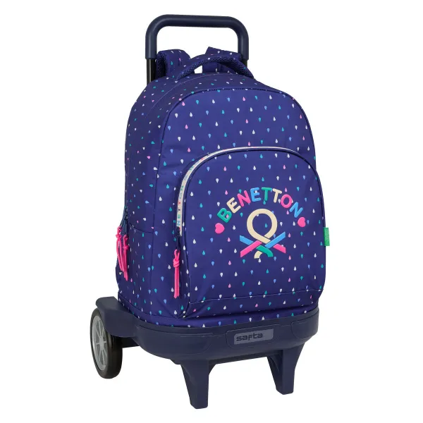 School Bag Benetton Drop Multicolour 33 x 45 x 22 cm