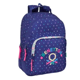 Mokyklinis krepšys Benetton Drop Spalvotas 32 x 42 x 15 cm