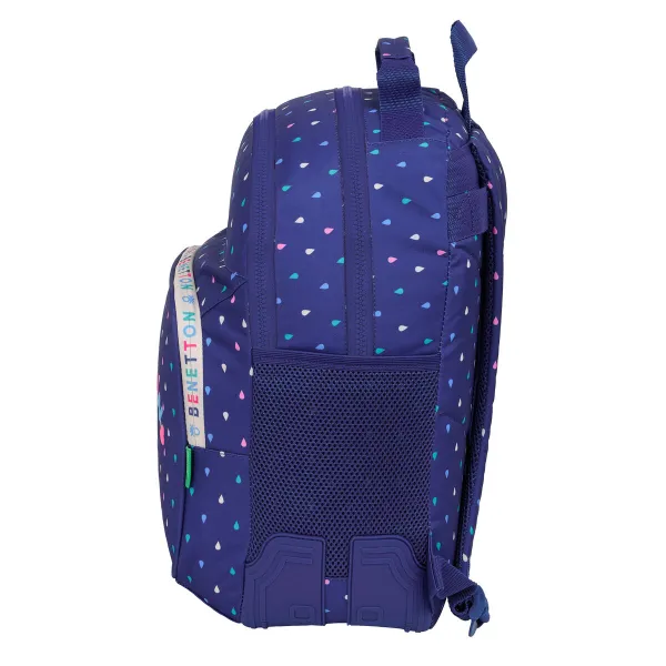 School Bag Benetton Drop Multicolour 32 x 42 x 15 cm