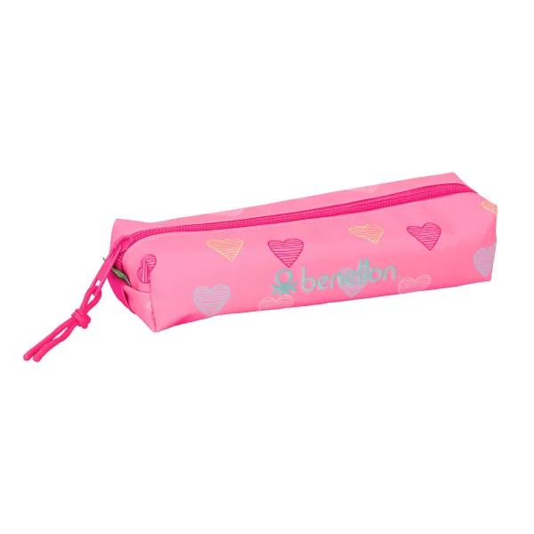 Ceļasoma Benetton Heart Rozā 22 x 4 x 7 cm