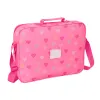 School Bag Benetton Heart Pink 38 x 28 x 6 cm