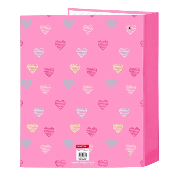 Rengaskansio Benetton Heart Pinkki A4 27 x 33 x 6 cm