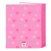 Rengaskansio Benetton Heart Pinkki A4 27 x 33 x 6 cm