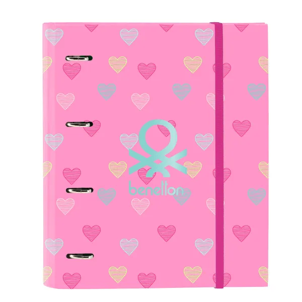 Rengaskansio Benetton Heart Pinkki 27 x 32 x 3.5 cm