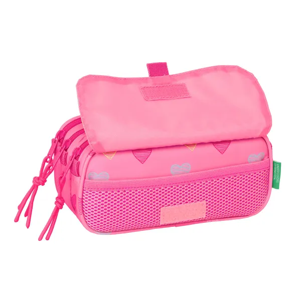 Ceļasoma Benetton Heart Rozā 21,5 x 10 x 8 cm