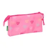 Ceļasoma Benetton Heart Rozā 22 x 12 x 3 cm