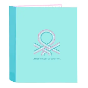 Ring binder Benetton Dolce Multicolour A4 27 x 33 x 6 cm