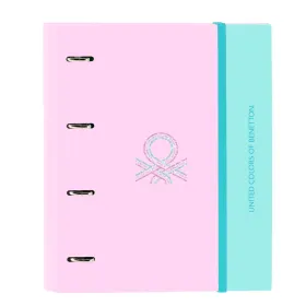 Ring binder Benetton Dolce Multicolour 27 x 32 x 3.5 cm