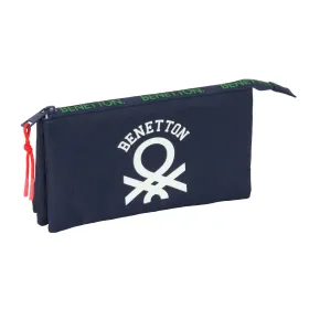 Holdall Benetton Together Navy Blue 22 x 12 x 3 cm