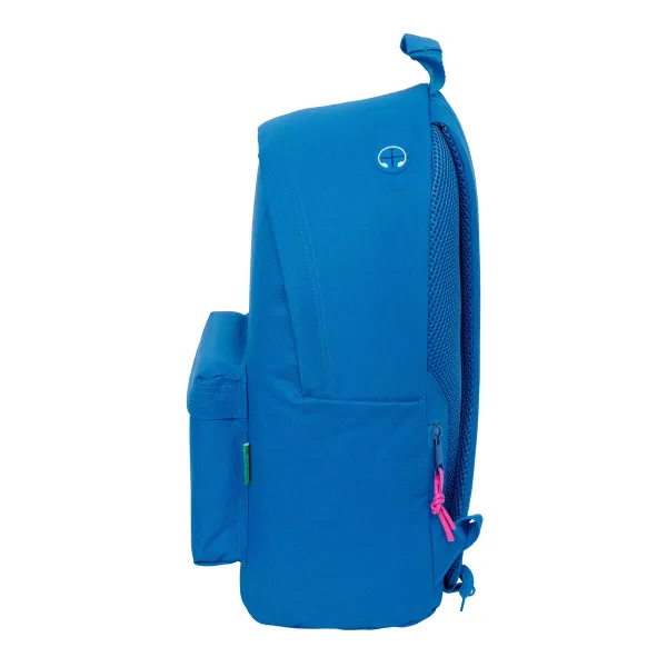 School Bag Benetton benetton basics Blue 31 x 41 x 16 cm