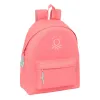 School Bag Benetton Coral Coral 33 x 42 x 15 cm
