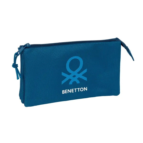 Ceļasoma Benetton Marino Tumši Zils 22 x 12 x 3 cm