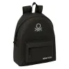 Koululaukku Benetton Negro Musta 33 x 42 x 15 cm