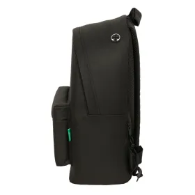 Koululaukku Benetton benetton basics Musta 31 x 41 x 16 cm