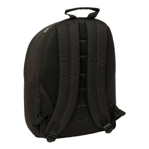 School Bag Benetton benetton basics Black 31 x 41 x 16 cm