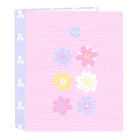 Rengaskansio Safta Bouquet Pinkki Liila A4 27 x 33 x 6 cm