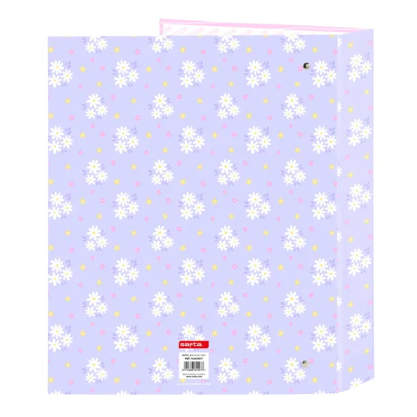 Rengaskansio Safta Bouquet Pinkki Liila A4 27 x 33 x 6 cm