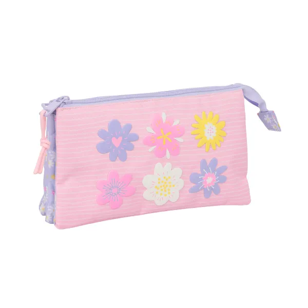 Ceļasoma Safta Bouquet Rozā Ceriņš 22 x 12 x 3 cm