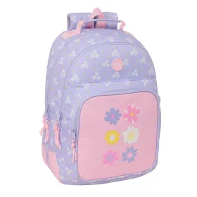 Koululaukku Safta Bouquet Pinkki Liila 32 x 42 x 15 cm