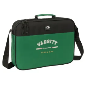 Koululaukku BlackFit8 Varsity Musta Vihreä 38 x 28 x 6 cm