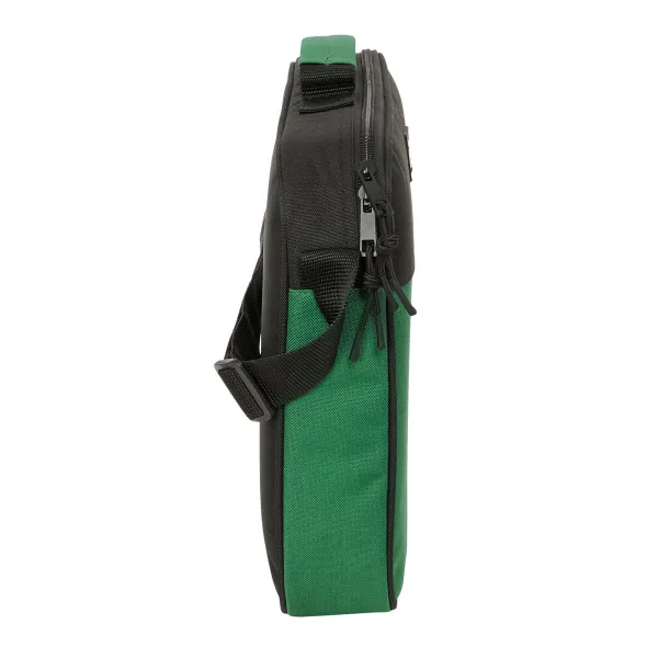 School Bag BlackFit8 Varsity Black Green 38 x 28 x 6 cm