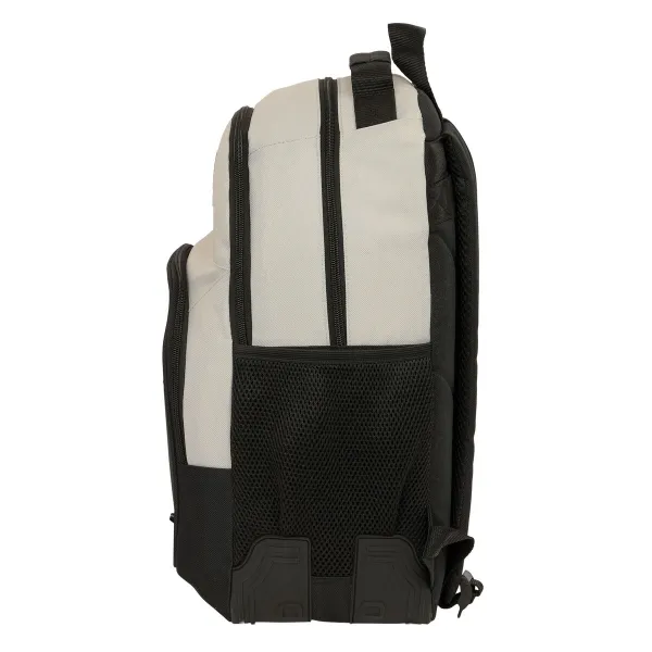School Bag Kappa Grey Black Grey 32 x 42 x 15 cm