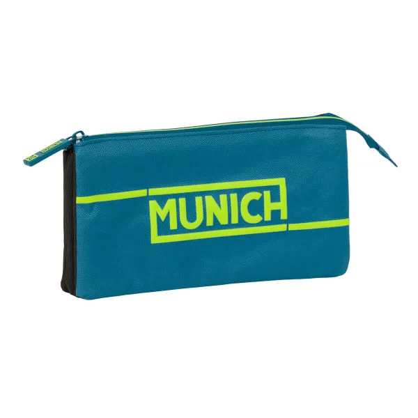 Ceļasoma Munich Land Melns Zaļš 22 x 12 x 3 cm