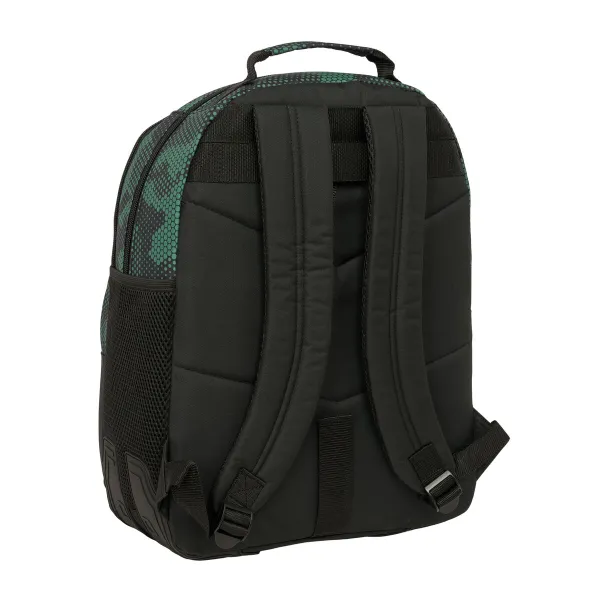 School Bag Kelme Camo Black Green 32 x 42 x 15 cm