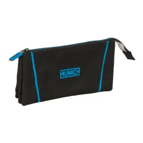 Koululaukku Munich Road Sininen Musta 22 x 12 x 3 cm