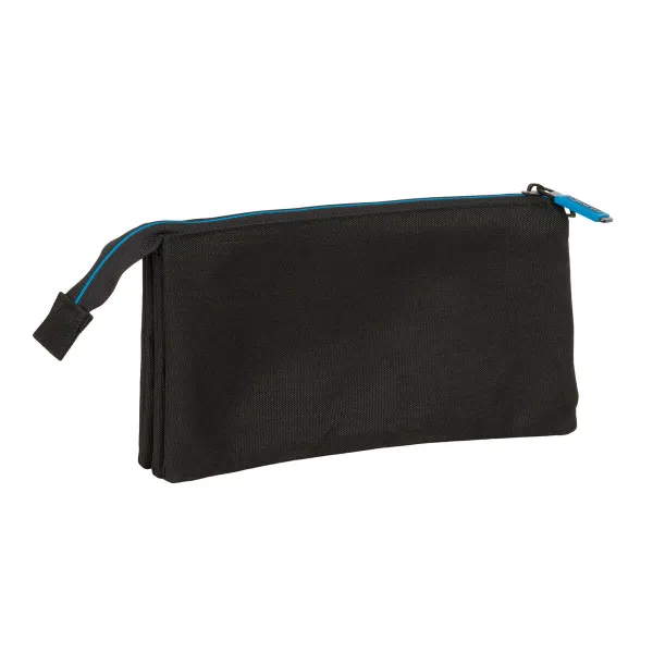 School Bag Munich Road Blue Black 22 x 12 x 3 cm