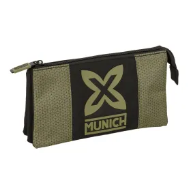 Koululaukku Munich West Musta Vihreä 22 x 12 x 3 cm