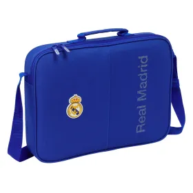 Koululaukku Real Madrid C.F. Sininen 38 x 28 x 6 cm