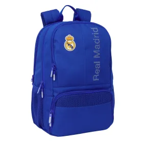 Koululaukku Real Madrid C.F. Sininen 30 x 42 x 17 cm