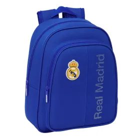Koululaukku Real Madrid C.F. Sininen 27 x 33 x 10 cm