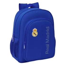 Koululaukku Real Madrid C.F. Sininen 32 x 38 x 12 cm