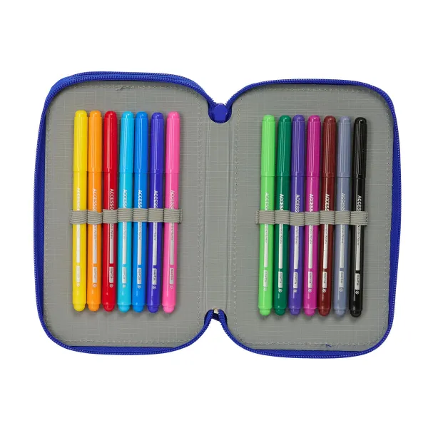 Ceļasoma Real Madrid C.F. Zils 12,5 x 19,5 x 5,5 cm 37 Daudzums
